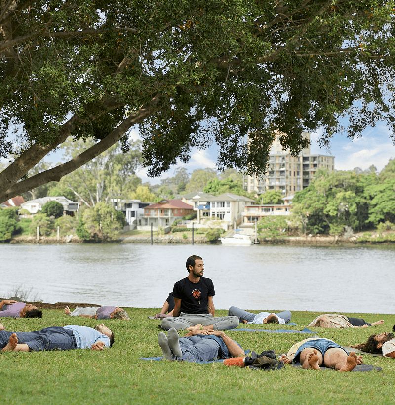 Yoga students & teachers